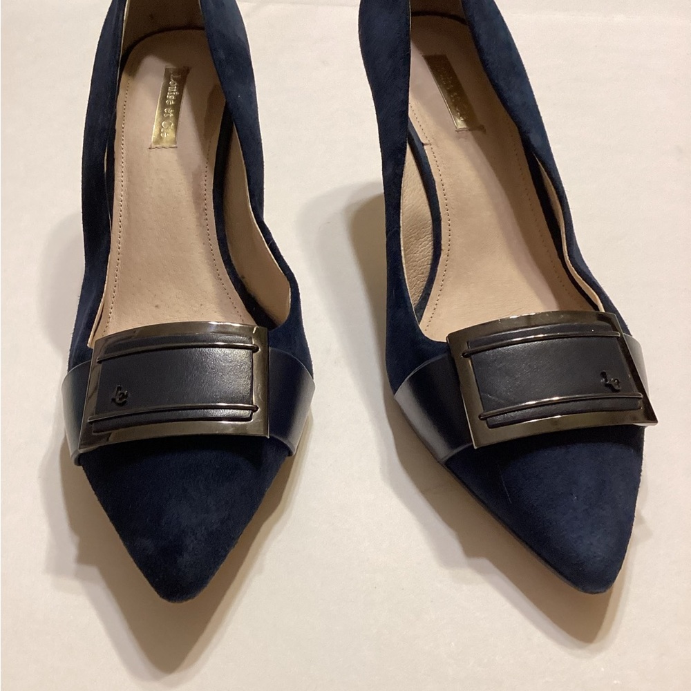 Elegant Navy Blue Women's Shoes - Picture 3 of 11